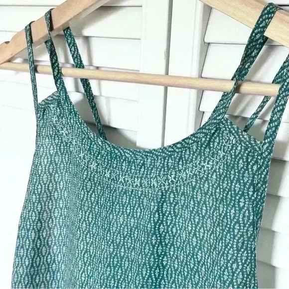 Toad & Co Windsong Strappy Dress in Deepwater Diamond | Teal Blue | SZ M - Picture 4 of 9